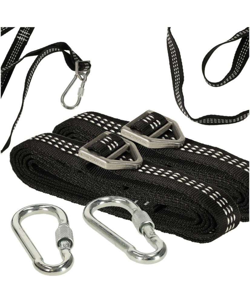 Swing mount swing mount hammock belt + snap hook kit