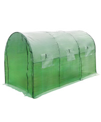Foil tunnel garden greenhouse for vegetables plants 3x2x2 m