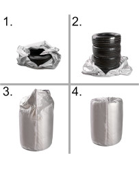 Wheel tire cover cover for car waterproof 13-17 inches