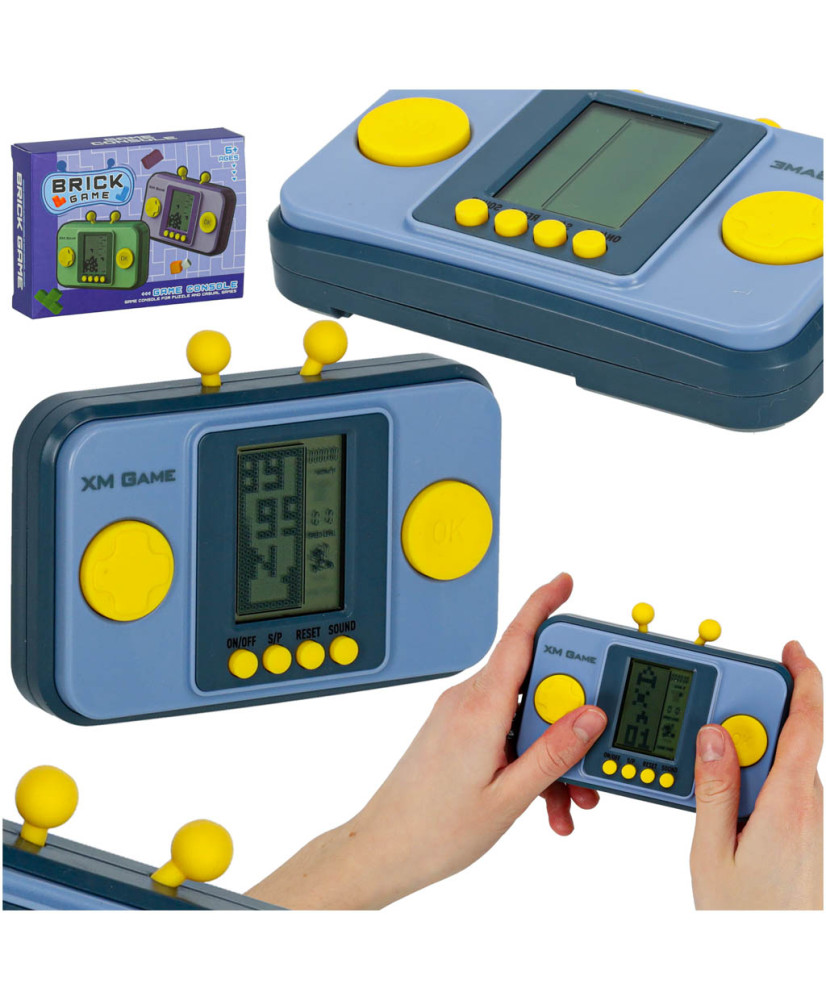 Electronic arcade game portable console gray