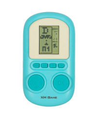 Electronic arcade game portable console blue