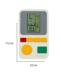 Electronic arcade game portable console white