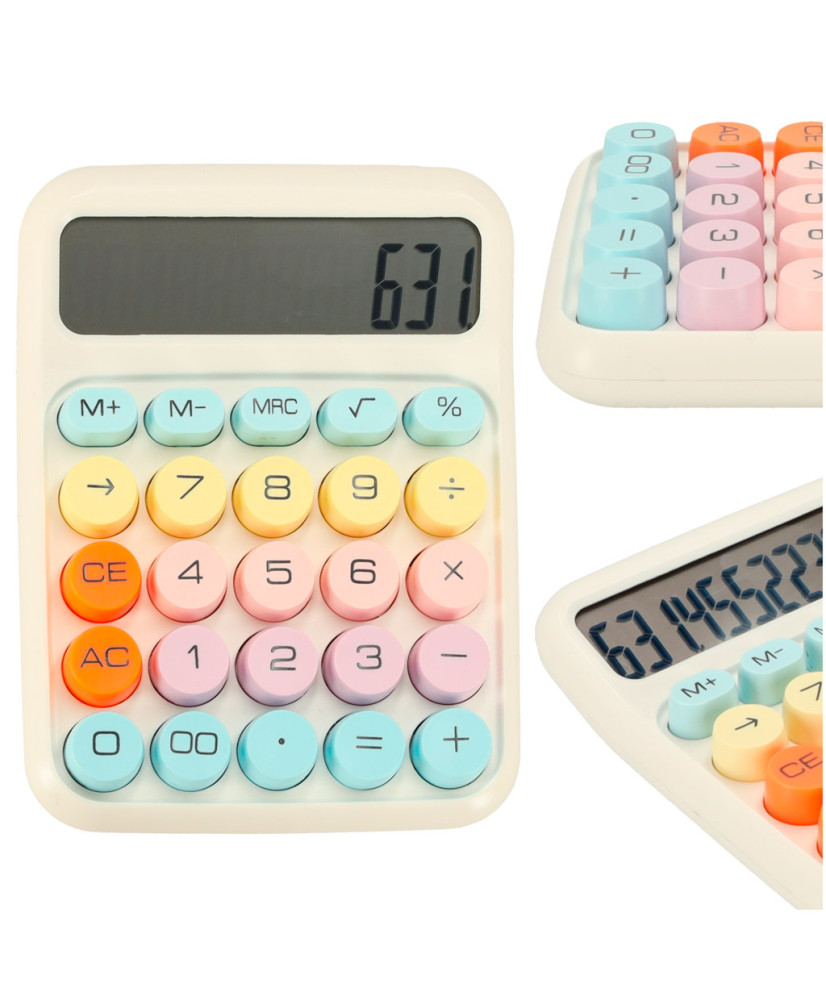 Office calculator round buttons