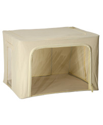 Bedding organizer bag with storage rack 100L