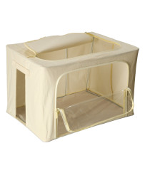 Bedding organizer bag with storage rack 100L