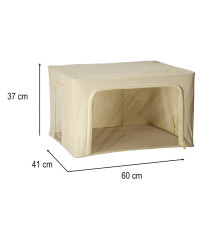 Bedding organizer bag with storage rack 100L