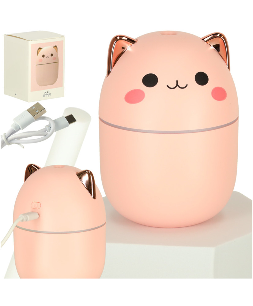 Air humidifier oil diffuser kitty pink