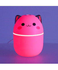 Air humidifier oil diffuser kitty pink