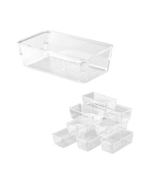 Acrylic desk organizer set of 25 el.