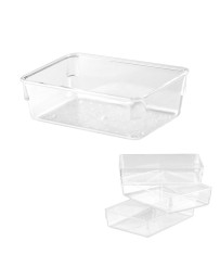 Acrylic desk organizer set of 25 el.