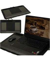 Laptop table stand black