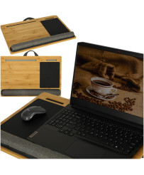 Laptop table stand wooden