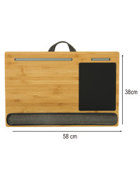 Laptop table stand wooden
