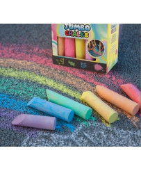 Jumbo thick sidewalk chalk...