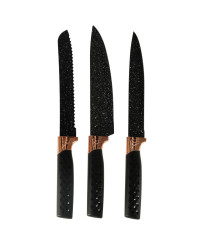 Set of kitchen knives + marble scissors PROVIDED
