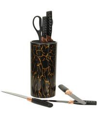 Set of kitchen knives + marble scissors PROVIDED