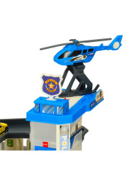 Gas station police parking lot set 54el
