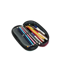 Padded sachet pencil case with flap Nebula