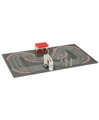 Police car racing track 64x38.5cm
