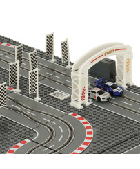 Police car racing track 64x38.5cm