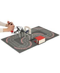 Police car racing track 64x38.5cm