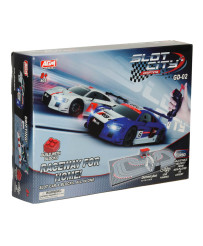 Police car racing track 64x38.5cm