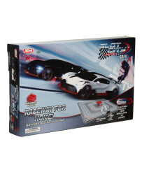 Police car racing track 64x64cm