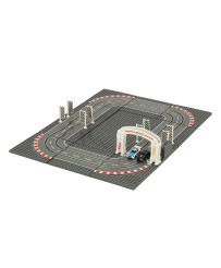 Police racing car track 51x38.5cm