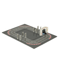 Police racing car track 51x38.5cm