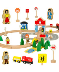 Wooden train train...
