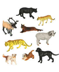Figures zoo animals set of 31 el.