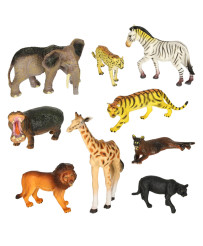 Figures zoo animals set of 28 el.