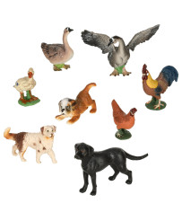 Figures zoo animals set of 28 el.