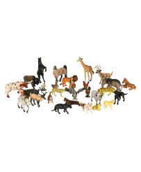 Figures zoo animals set of 28 el.