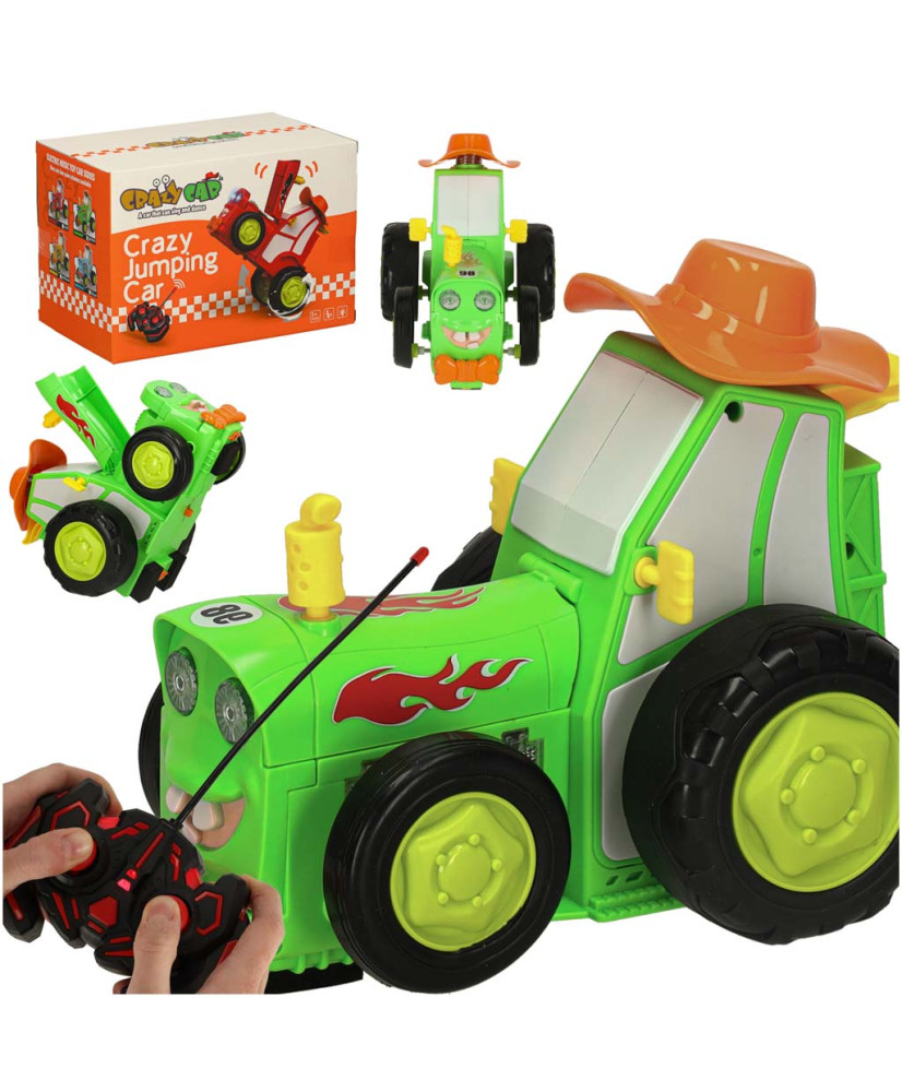Tractor RC tractor jumping dancing sound green