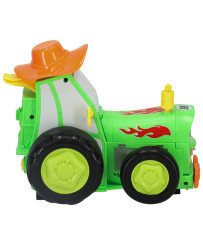 Tractor RC tractor jumping dancing sound green
