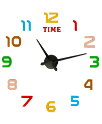 Sticker wall clock 12...