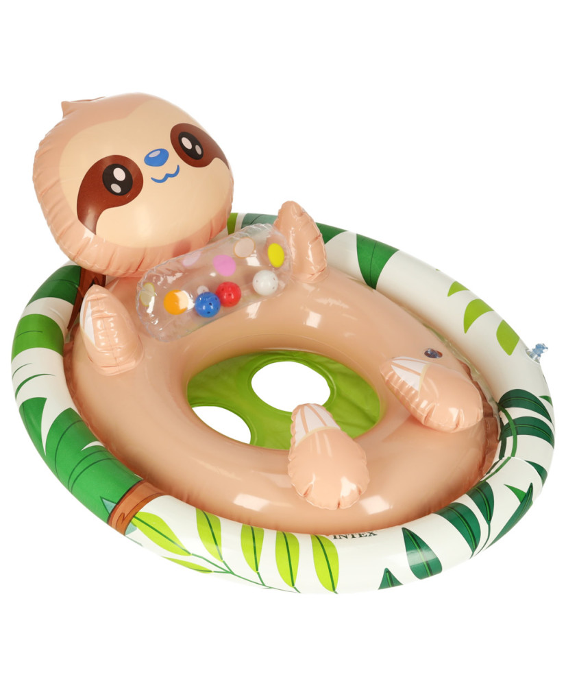 INTEX 59570 Baby swimming wheel inflatable pontoon wheel with seat lazybones max 23kg 3-4 years old