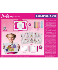 Barbie backlit creative board