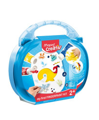 Finger paints in a case Creative