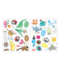 Finger paints in a case Creative