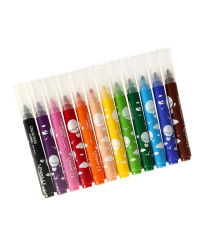 Jumbo Color hinged box markers 12pcs
