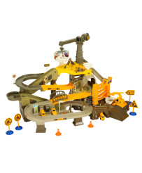 Auto racing track mine mining