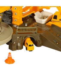 Auto racing track mine mining