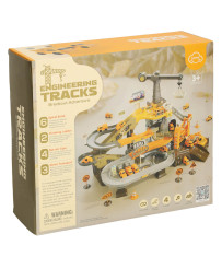 Auto racing track mine mining