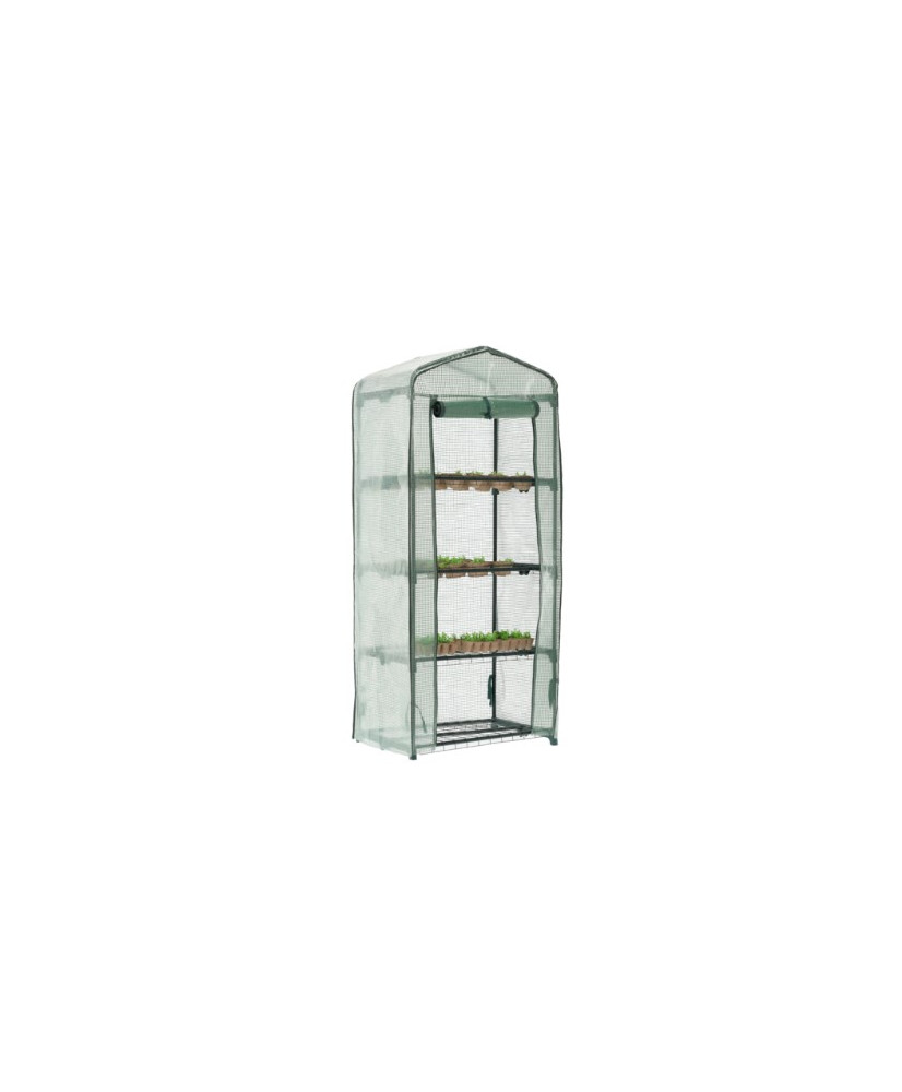 Greenhouse balcony garden vegetable garden with four shelves for flowers 69 x 49 x 160 cm