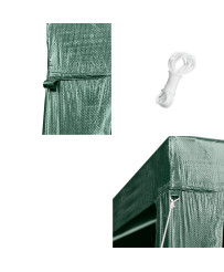 Tent garden party pavilion commercial gazebo green 2.5 x 2.5 m