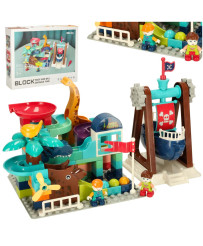 Creative blocks ball track...