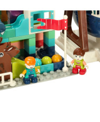 Creative blocks ball track dinosaur park 121sz