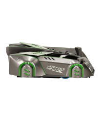 RC car laser-controlled car driving on the wall on laser gray